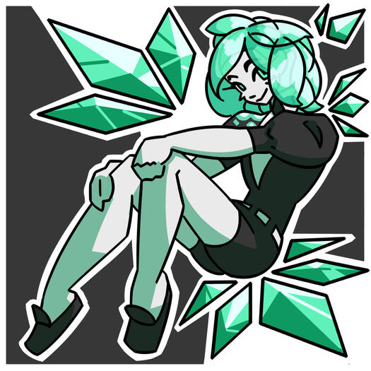 Land of the Lustrous Fanart, Cell Shaded (March 2024)